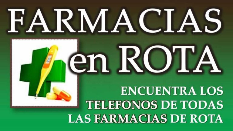 Guía para encontrar farmacias en Rota